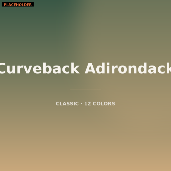 Curveback Adirondack Chair