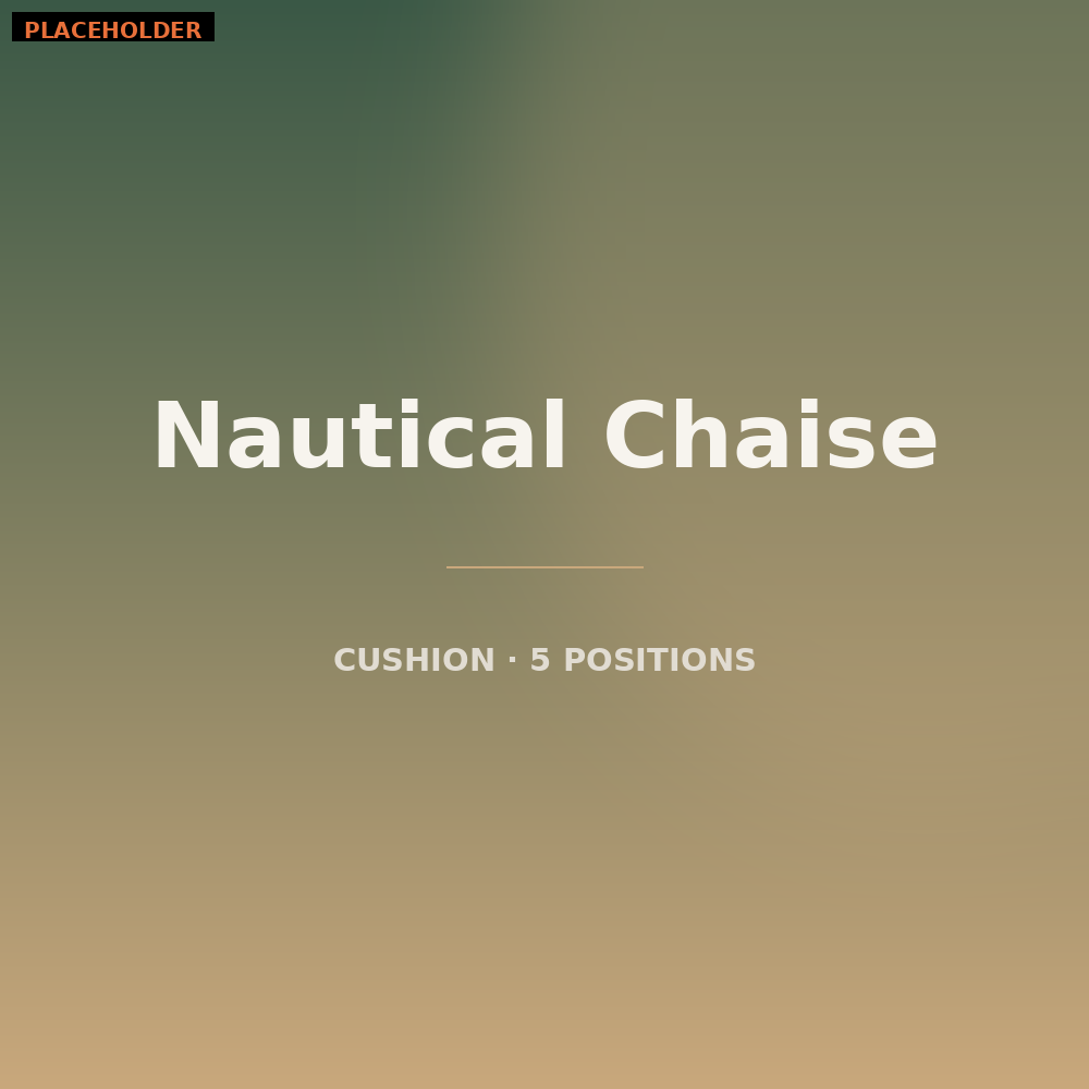 Nautical Chaise Lounge
